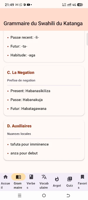 Swahili Katanga & Est RDCongo Screenshot 2