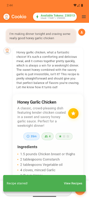 Cookio - AI Kitchen Companion Screenshot 1