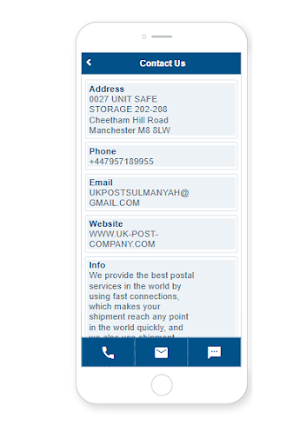 UK POST Screenshot 2