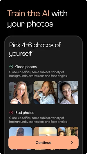 Retake - AI Portrait Generator Screenshot 1