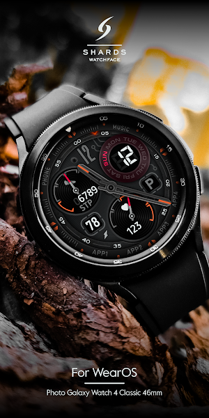SH004 Watch Face, WearOS watch Screenshot 3