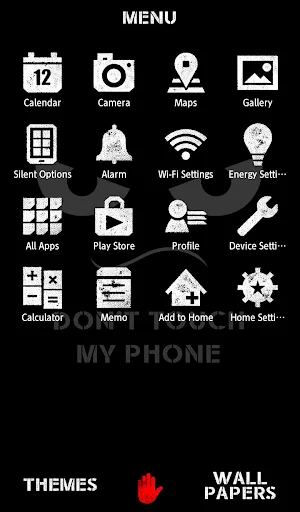 Wallpaper Don't Touch My Phone Screenshot 1