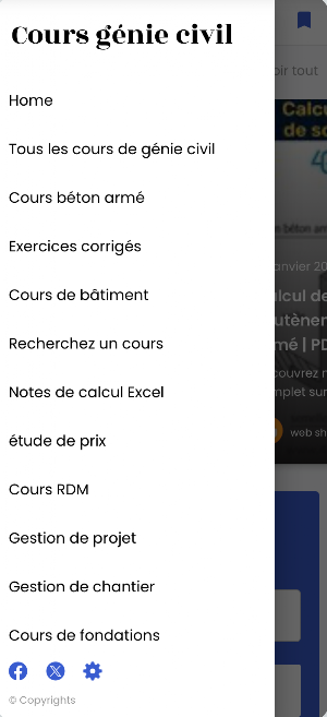 Cours génie civil 2 Screenshot 1