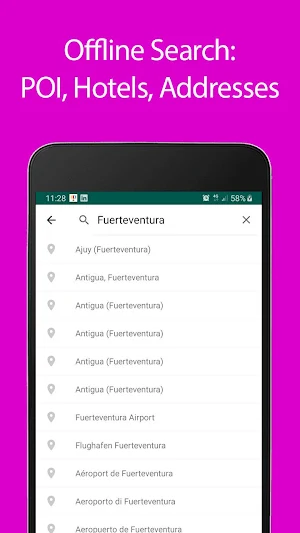 Fuerteventura Offline Map and Travel Guide Screenshot 2