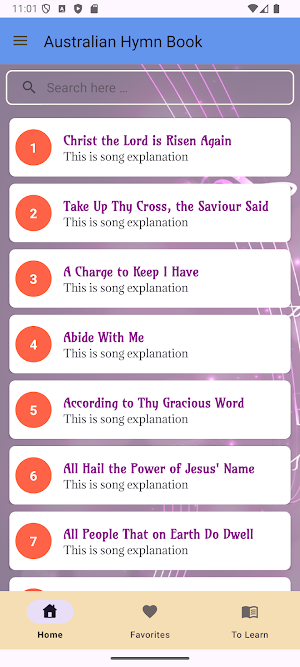 Australian Hymn Book Screenshot 0