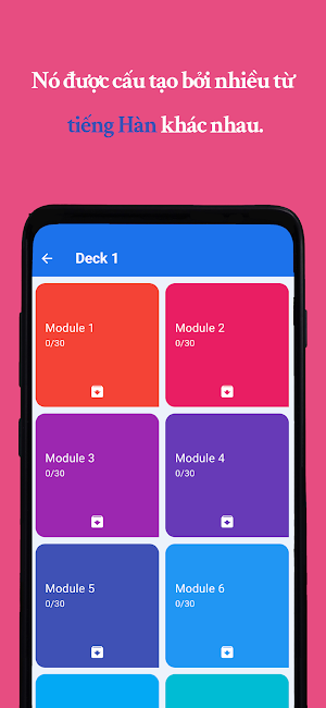 TouchLearn Tiếng Hàn Sơ Cấp Screenshot 1