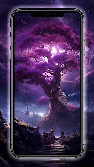 Aesthetic Purple Wallpaper Screenshot 3
