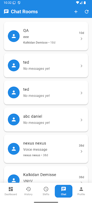 Hibir Scheduling Screenshot 2