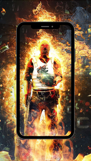 Fire wallpaper 4K,UHD Screenshot 3