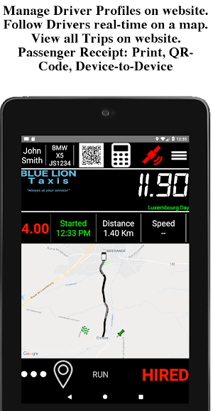 Taximeter-GPS Driver Screenshot 2