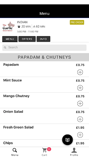 The Garlic Indian Takeout Screenshot 0