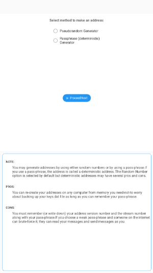PyBitmessage (mock) Screenshot 2