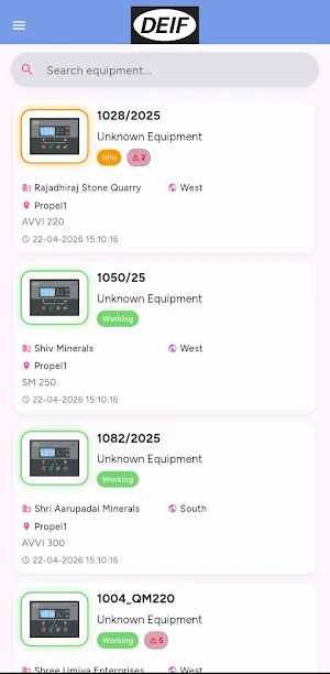 DEIF Smart Diagnostic Screenshot 2