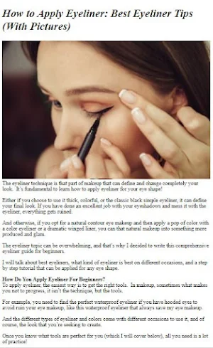 How To Apply Eyeliner Screenshot 2