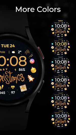 TVV Christmas 5 Watch Face Screenshot 1