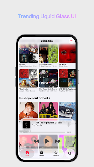Music OS 26 : Liquid Glass UI Screenshot 2