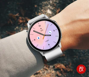 Peach Purple Prime Watch Face screenshot 3