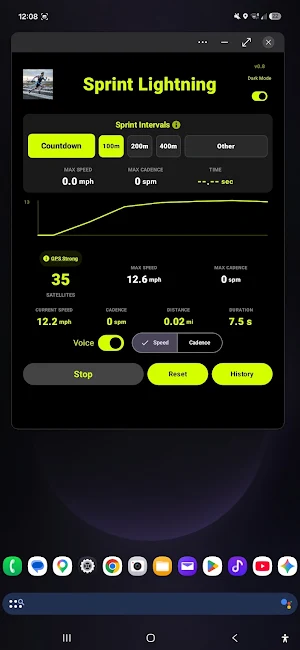 Sprint Lightning Screenshot 1