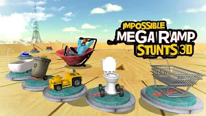 Impossible Mega Ramp Stunts 3D Screenshot 3