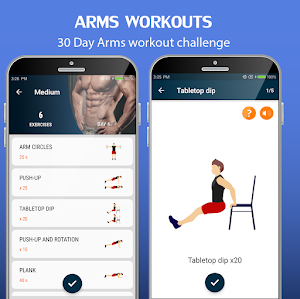 Arm Workouts - Strong Biceps in 30 Days Screenshot 1