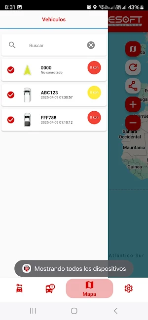 Indesoft GPS Screenshot 3