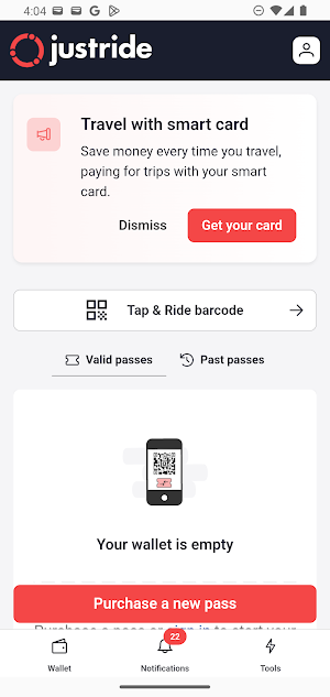 Masabi Justride Screenshot 1