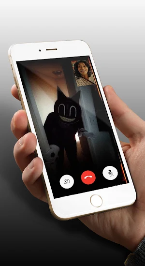 Cartoon Cat Fake Video Call Screenshot 3