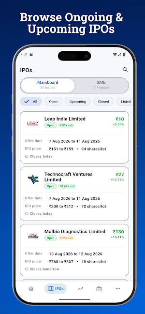IPOChecker Screenshot 1