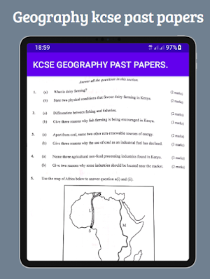 Geography Kcse past papers. Screenshot 3
