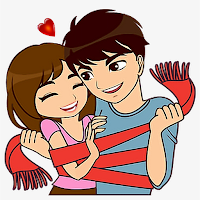 couple love stickers 2022
