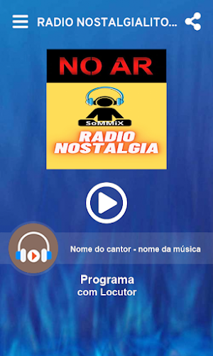 Rádio Nostalgialitoralsul Screenshot 1