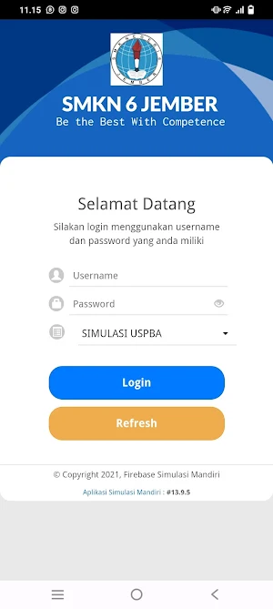 CBT SMKN 6 JEMBER Screenshot 3