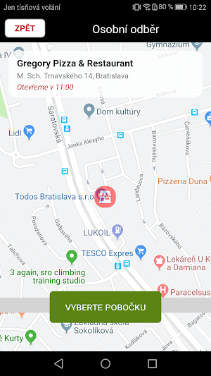 Gregory Pizza & Restaurant Screenshot 1