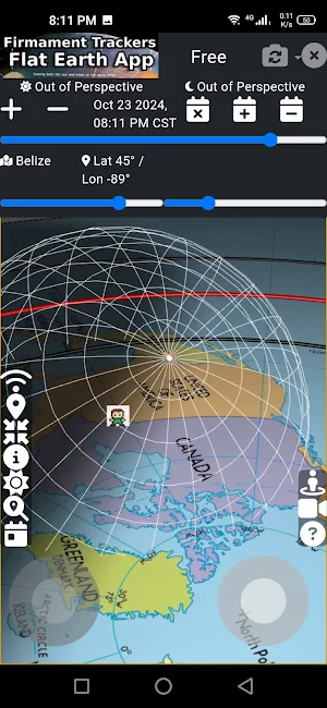 Flat Earth Firmament Trackers Screenshot 0