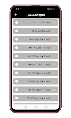 جامع الصحيحين مع الصوت ومكتوب Screenshot 0