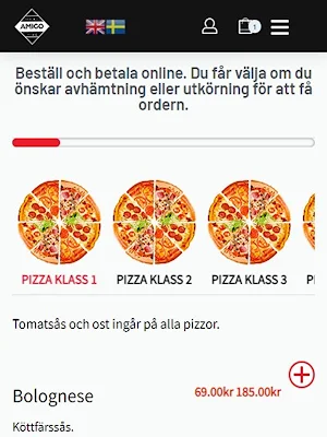 Amigo Restaurang Screenshot 2
