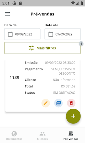 Ori Orçamento App Screenshot 3