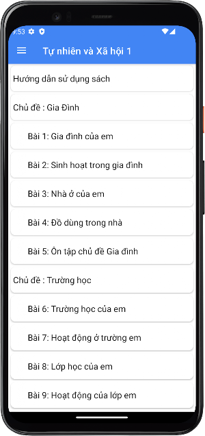 Tự nhiên và Xã hội Lớp1 Screenshot 0