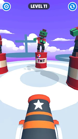 Funny Cannon Zombie 3D Screenshot 3