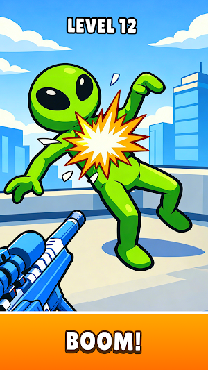 Stickman Sniper: Alien Hunt Screenshot 3