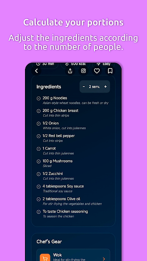 NaChef: From Video to Recipe Screenshot 2