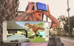 VR Time Machine Dinosaur Park (+ Cardboard) Screenshot 3