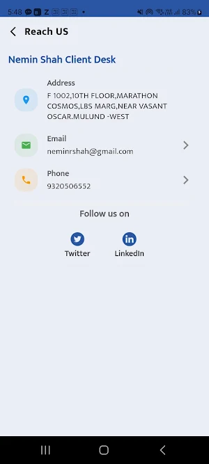 Nemin Shah Screenshot 2
