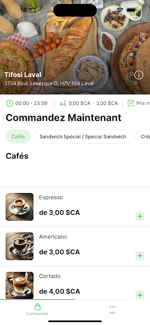 Pizza Tifosi Laval Screenshot 1