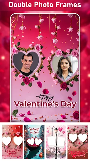Valentine Day Love Photo Frame Screenshot 1