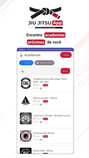 Jiu Jitsu App Screenshot 1