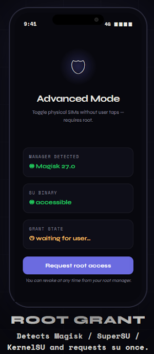 SIM Manager – SIM Scheduler Screenshot 0