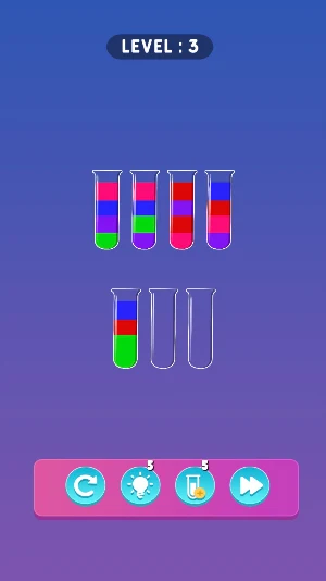 Rainbow tube:color sorting Screenshot 2