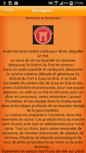 Le Bistrot du Fort Screenshot 1