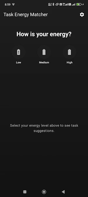 Task Energy Matcher Screenshot 1